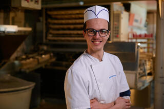Portrait de Martin Buchner, apprenti boulanger-pâtissier